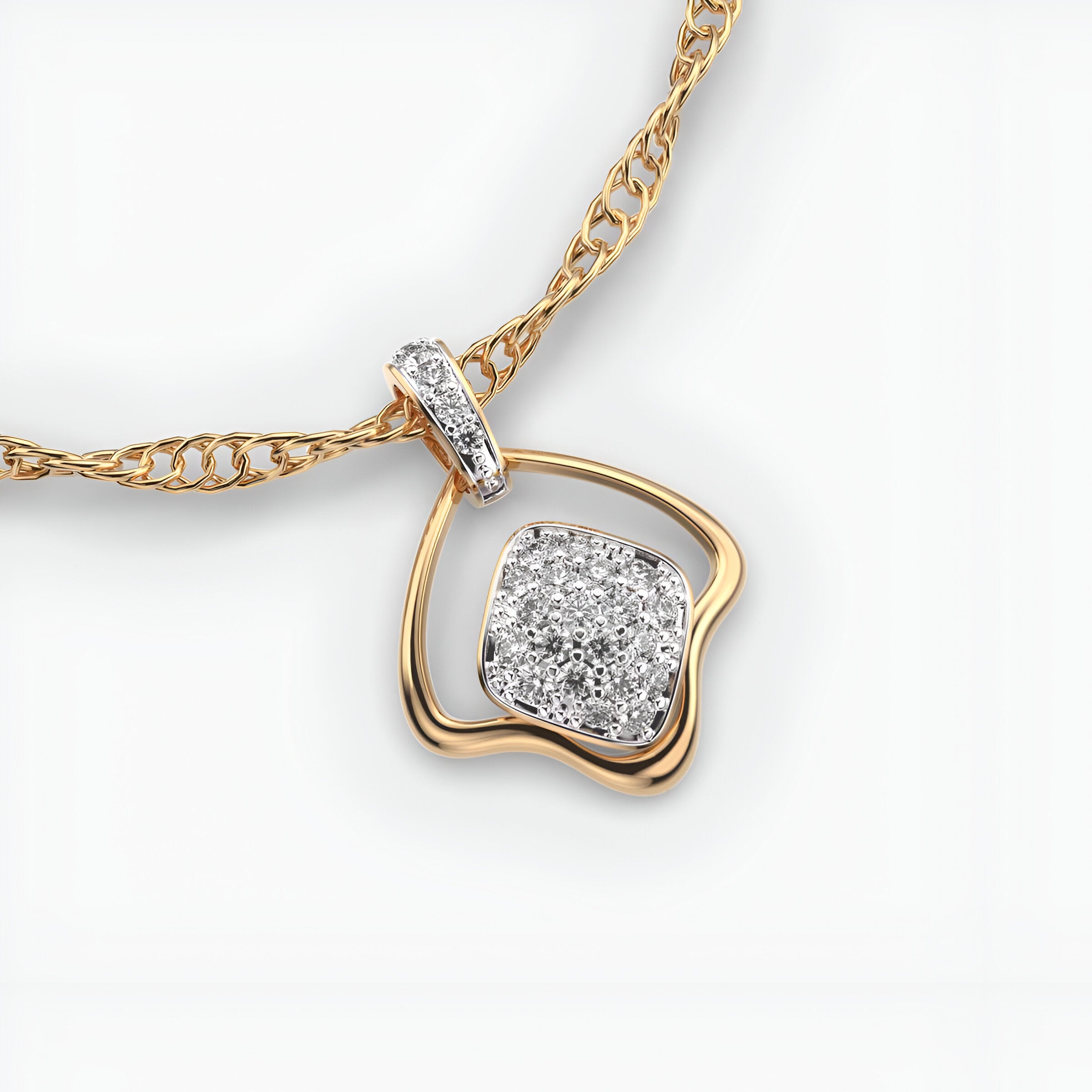 Chic Glam Diamond Pendant