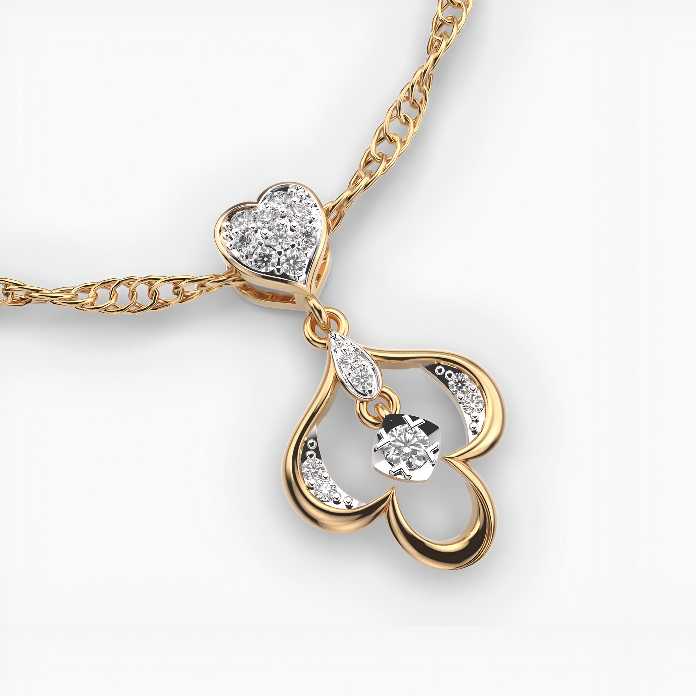 Everyday Heart-throb Diamond Pendant