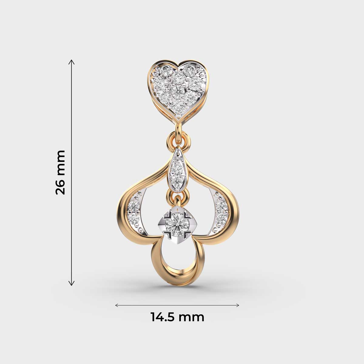 Everyday Heart-throb Diamond Pendant