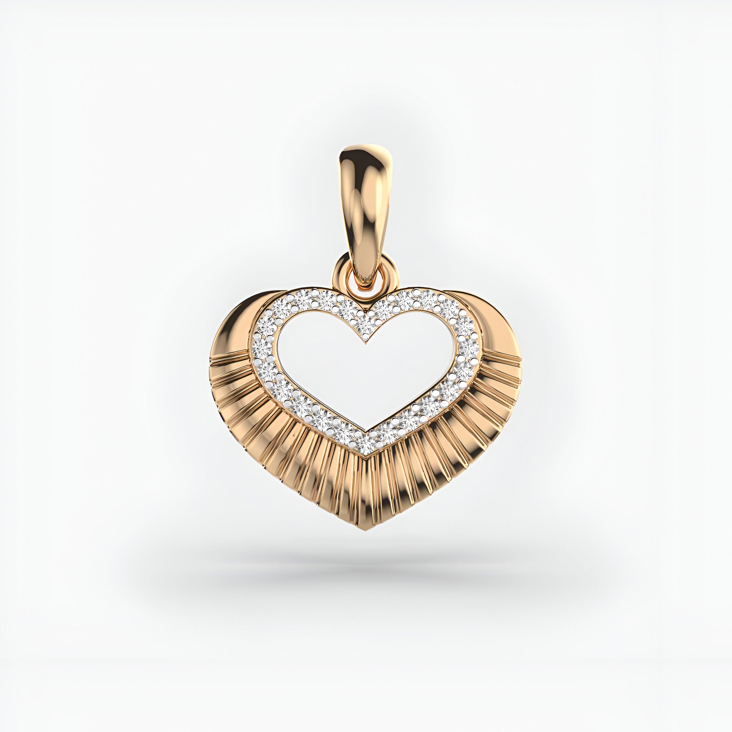 Ripples of Love Diamond Pendant