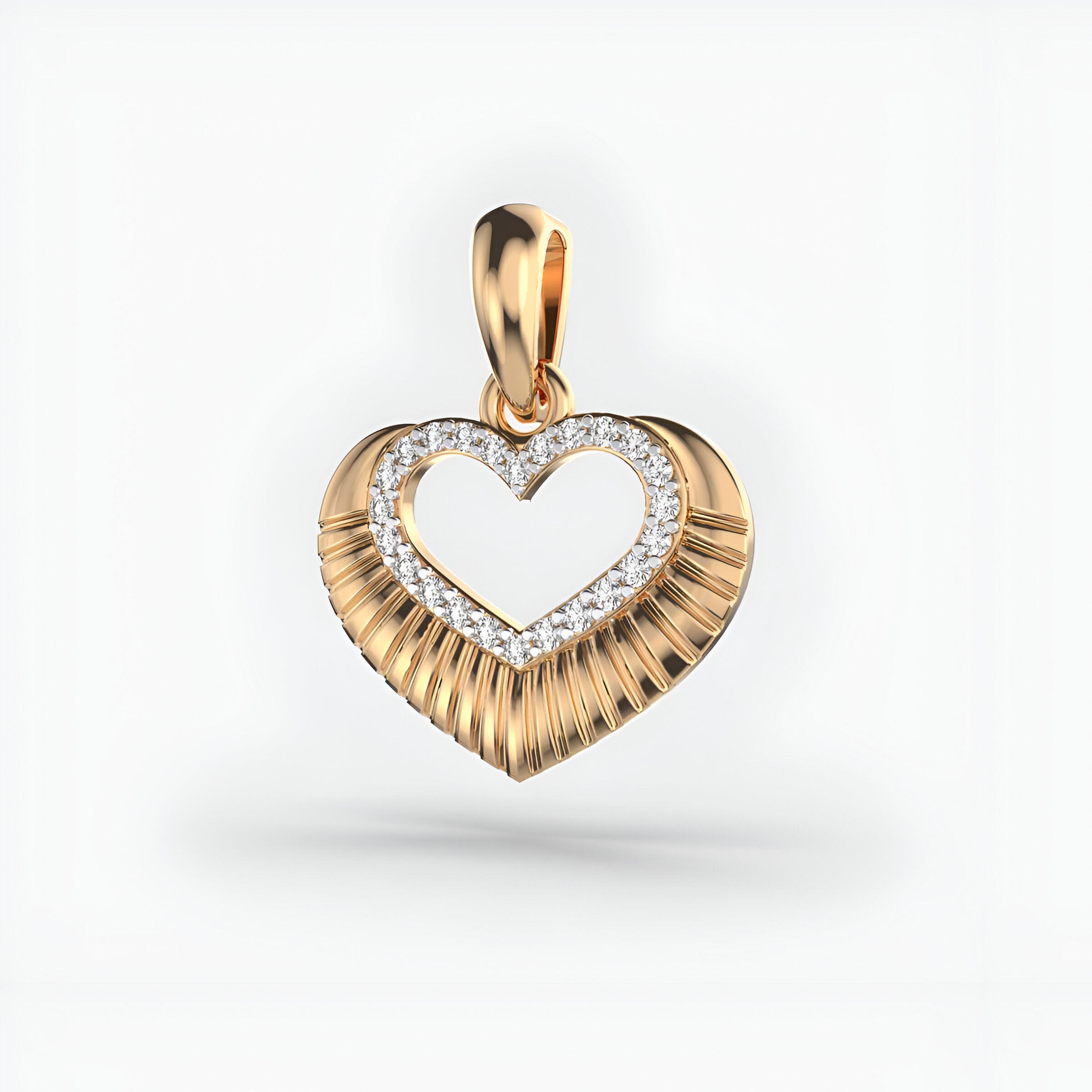 Ripples of Love Diamond Pendant