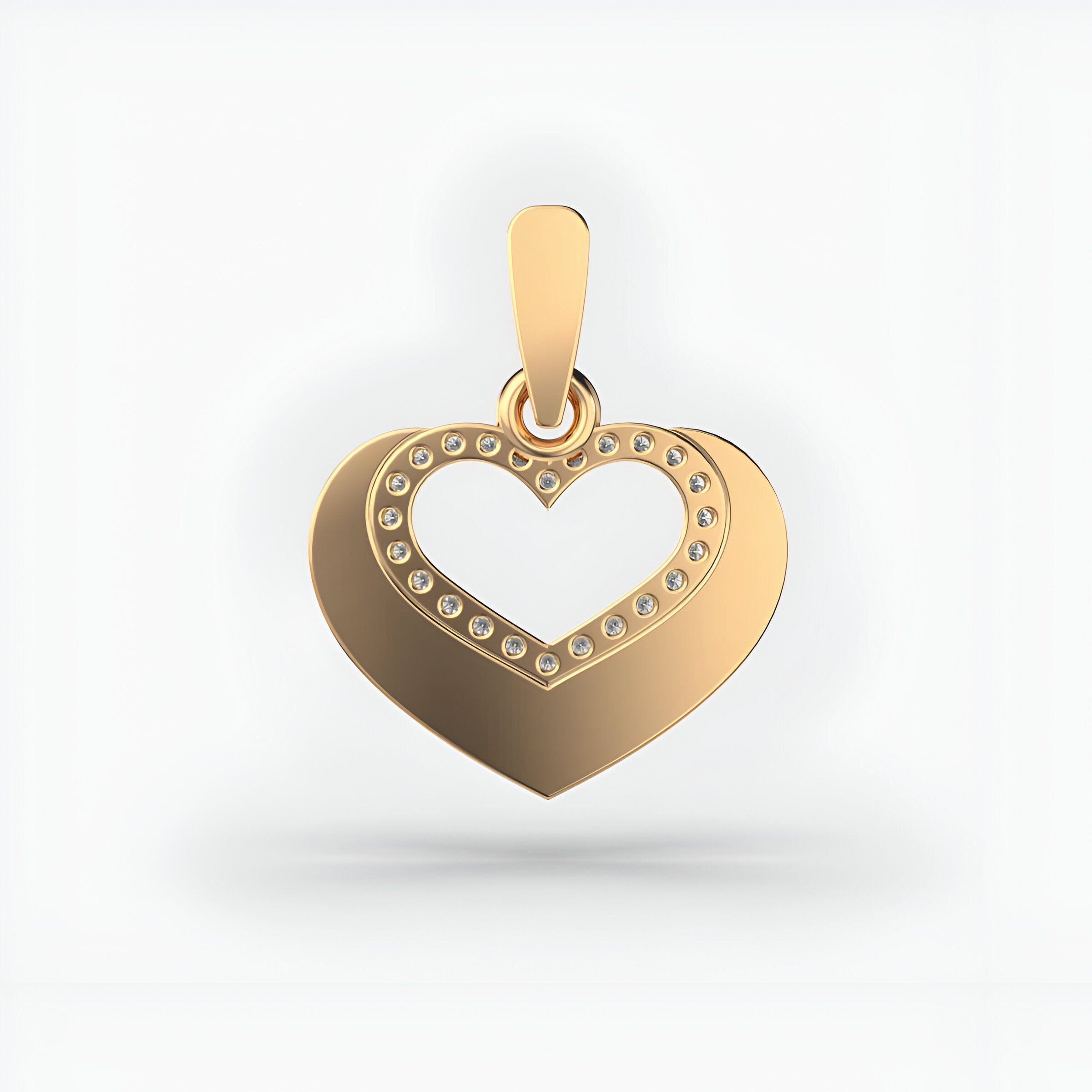 Ripples of Love Diamond Pendant