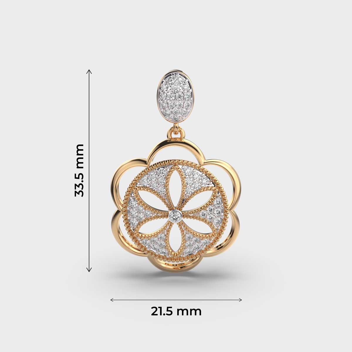 Floral Paradise Diamond Pendant