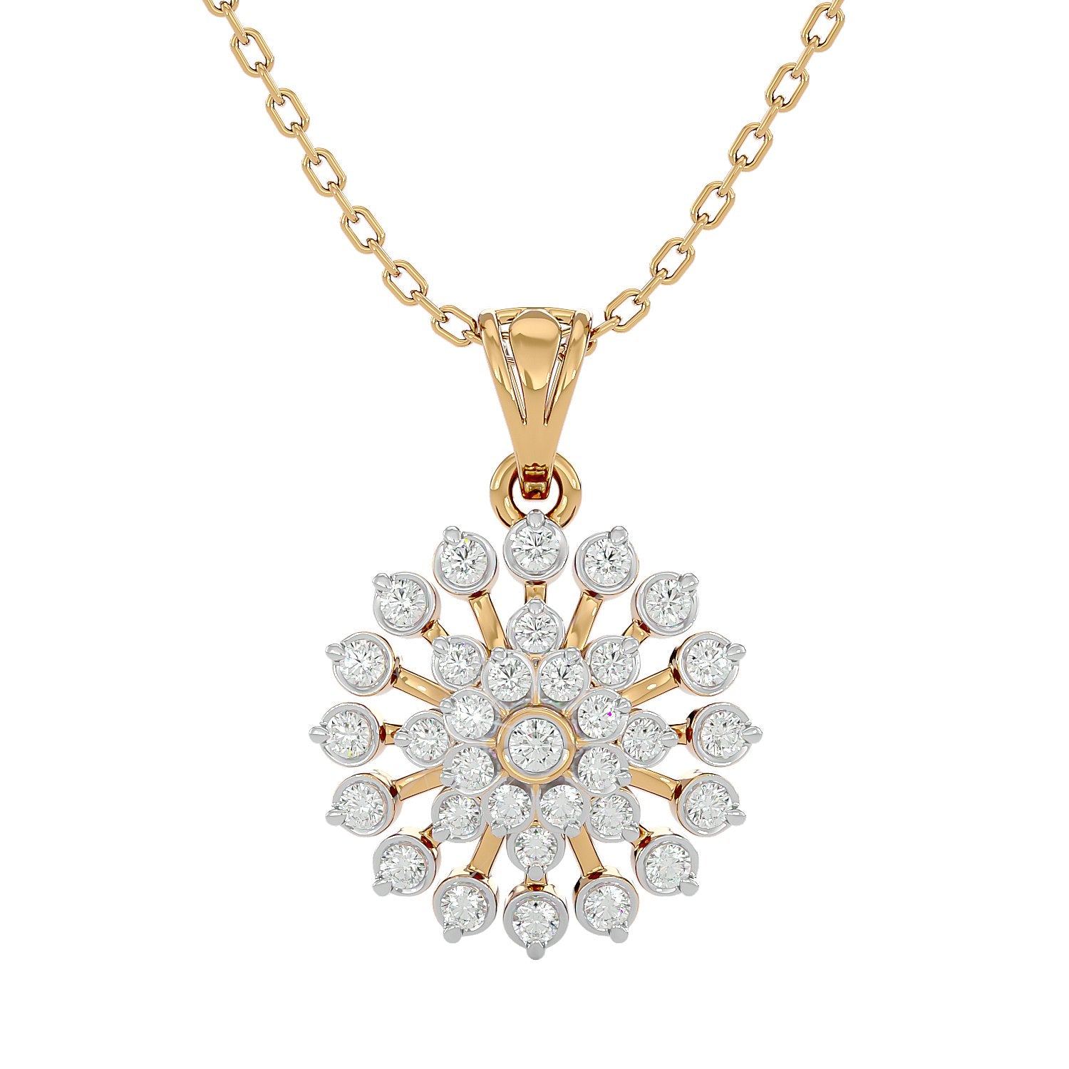 Rangoli Diamond Pendant