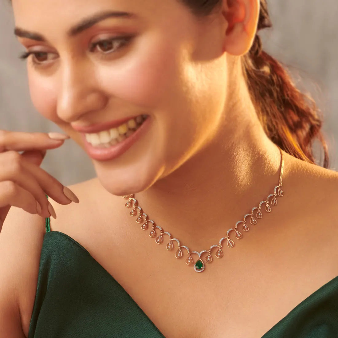 Saina Diamond Necklace