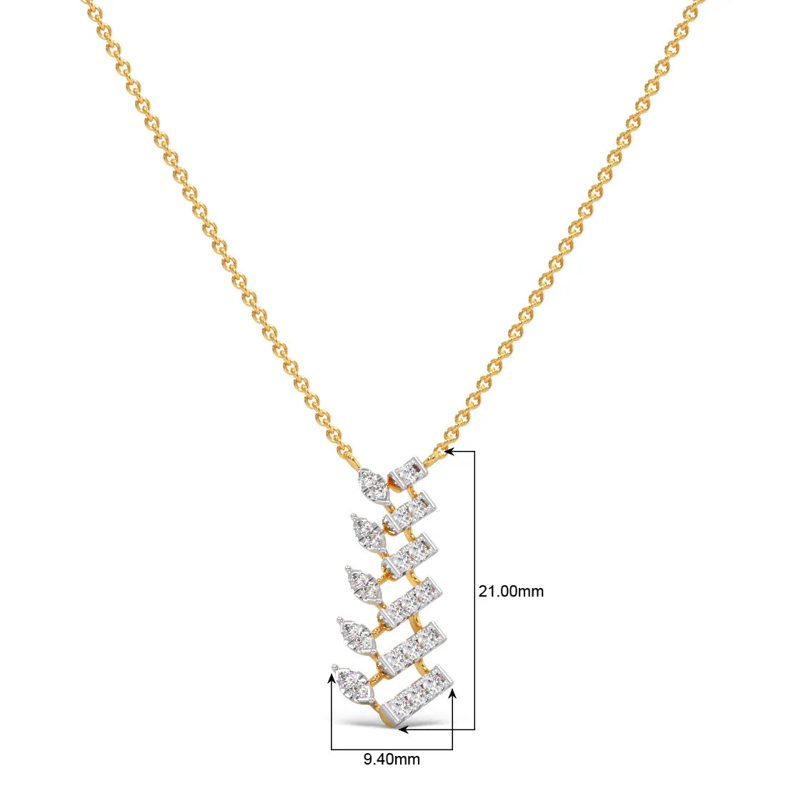 Seerene Path Diamond Pendant