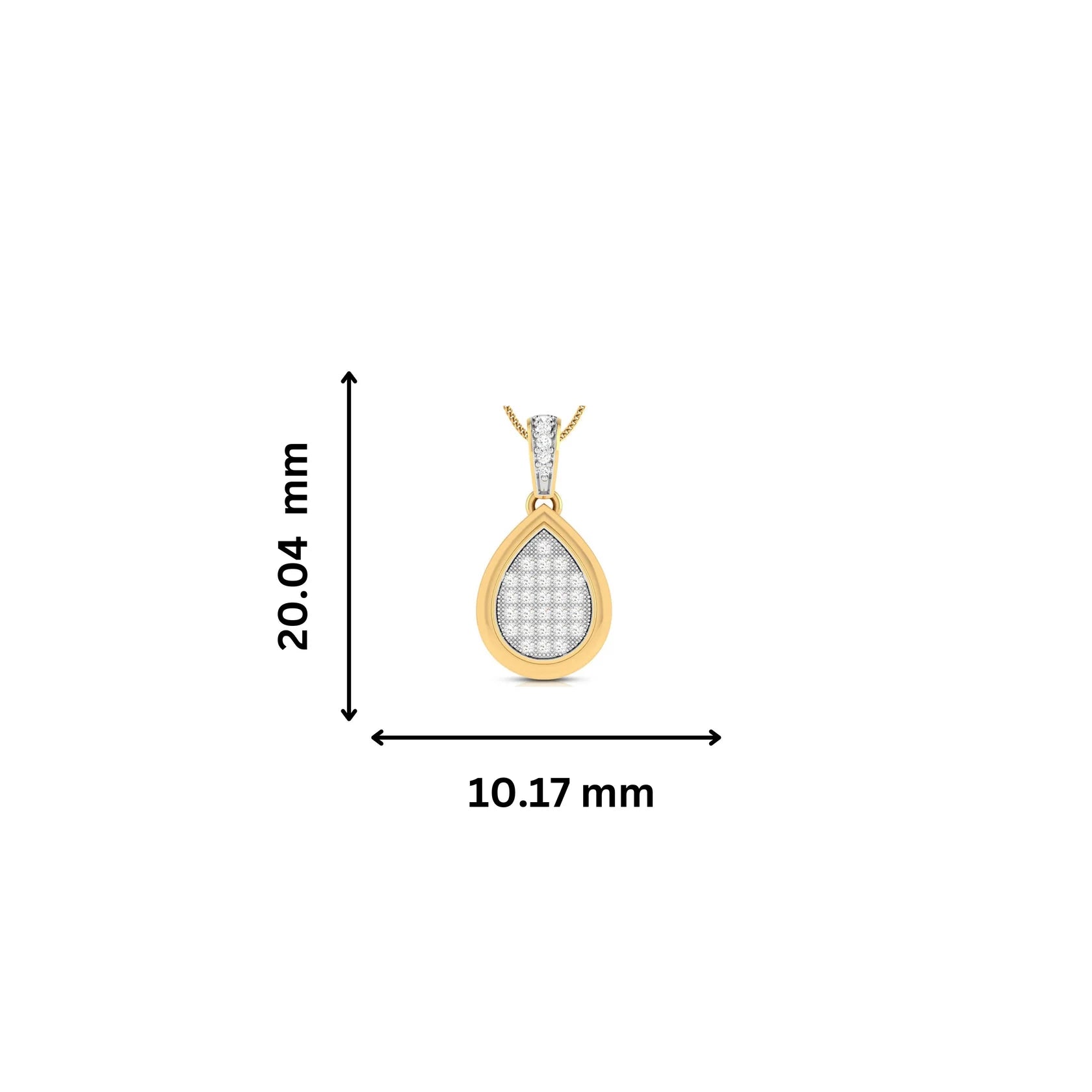 Anabela Lab Diamond Pendant