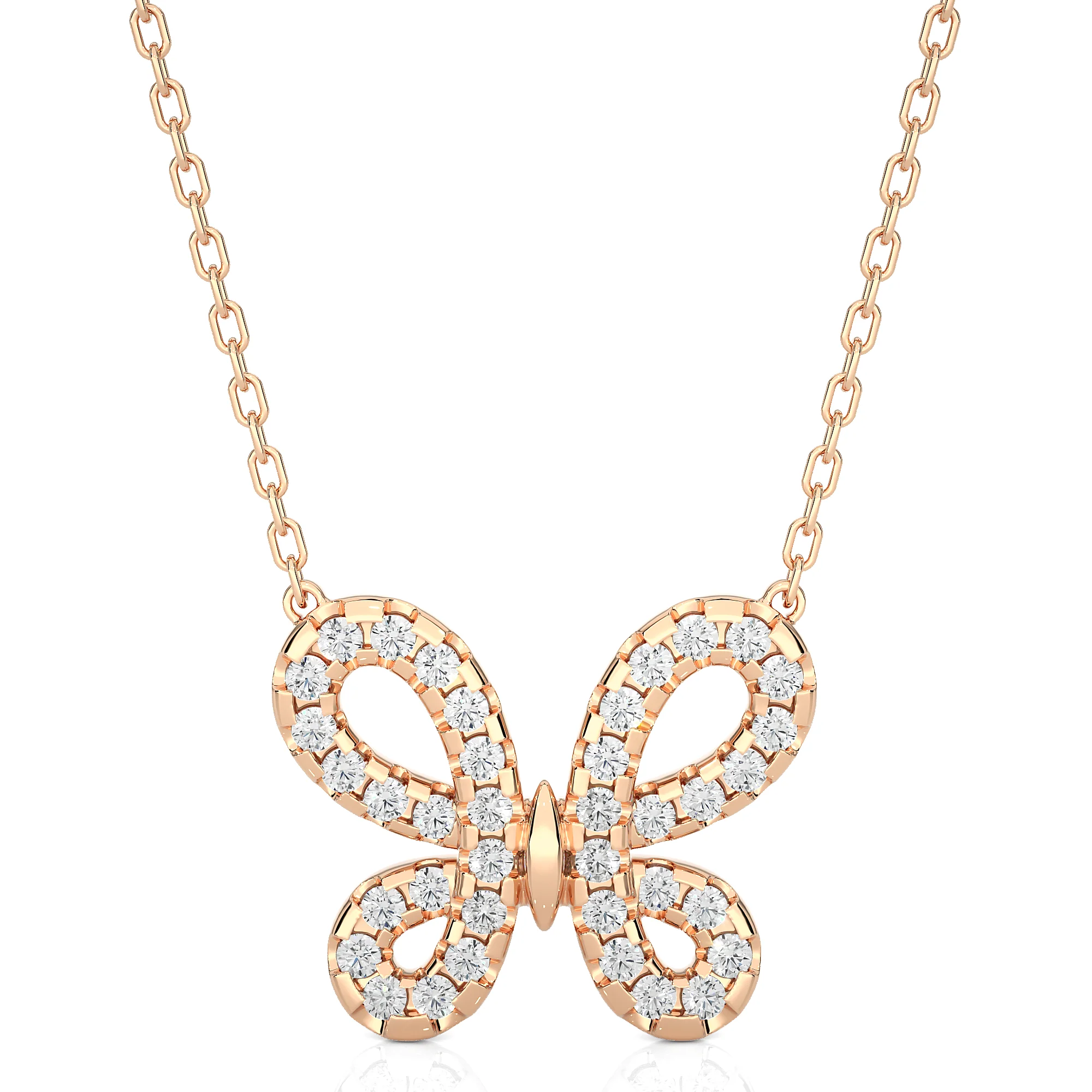 The Beguiling Butterfly Pendant With Chain