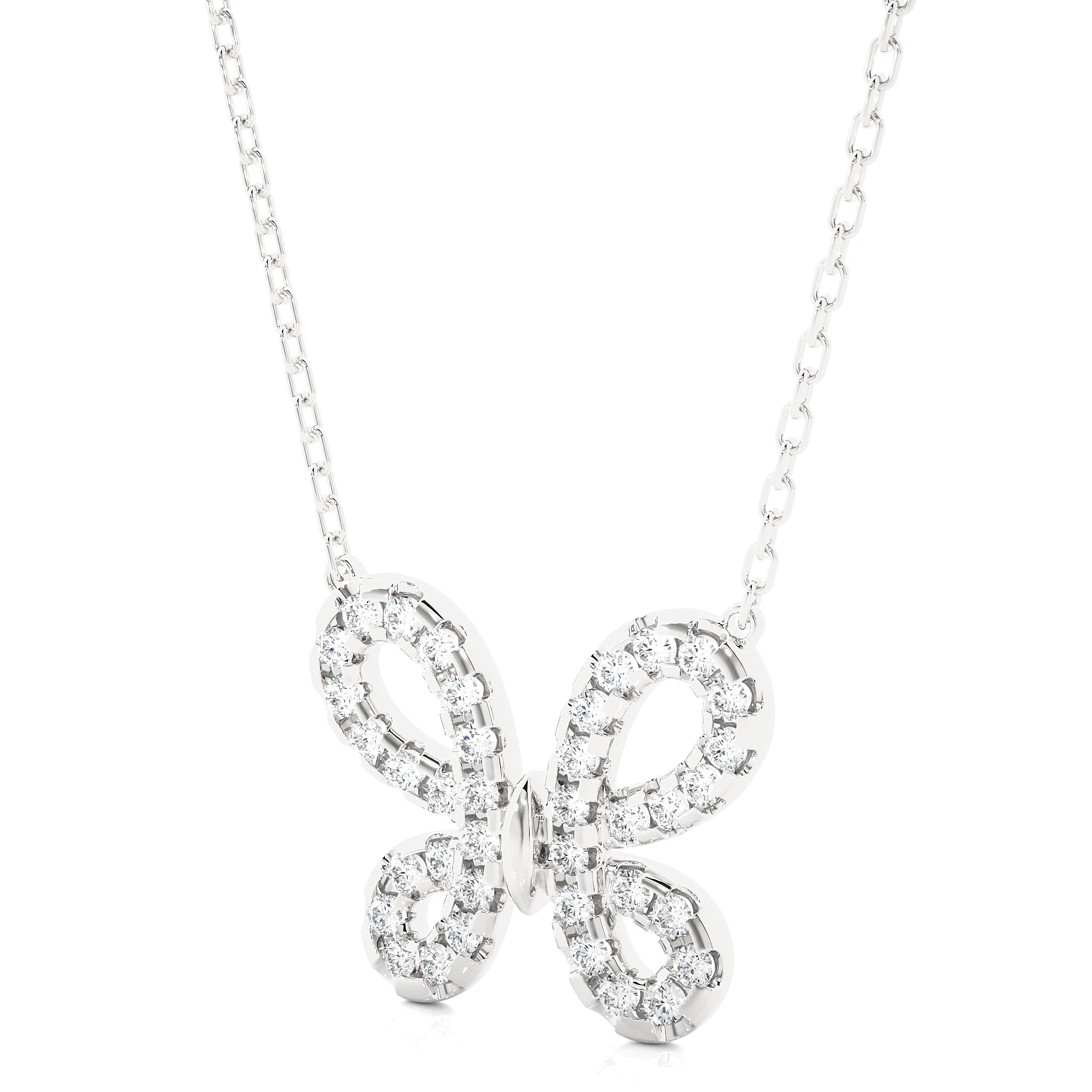 The Beguiling Butterfly Pendant With Chain