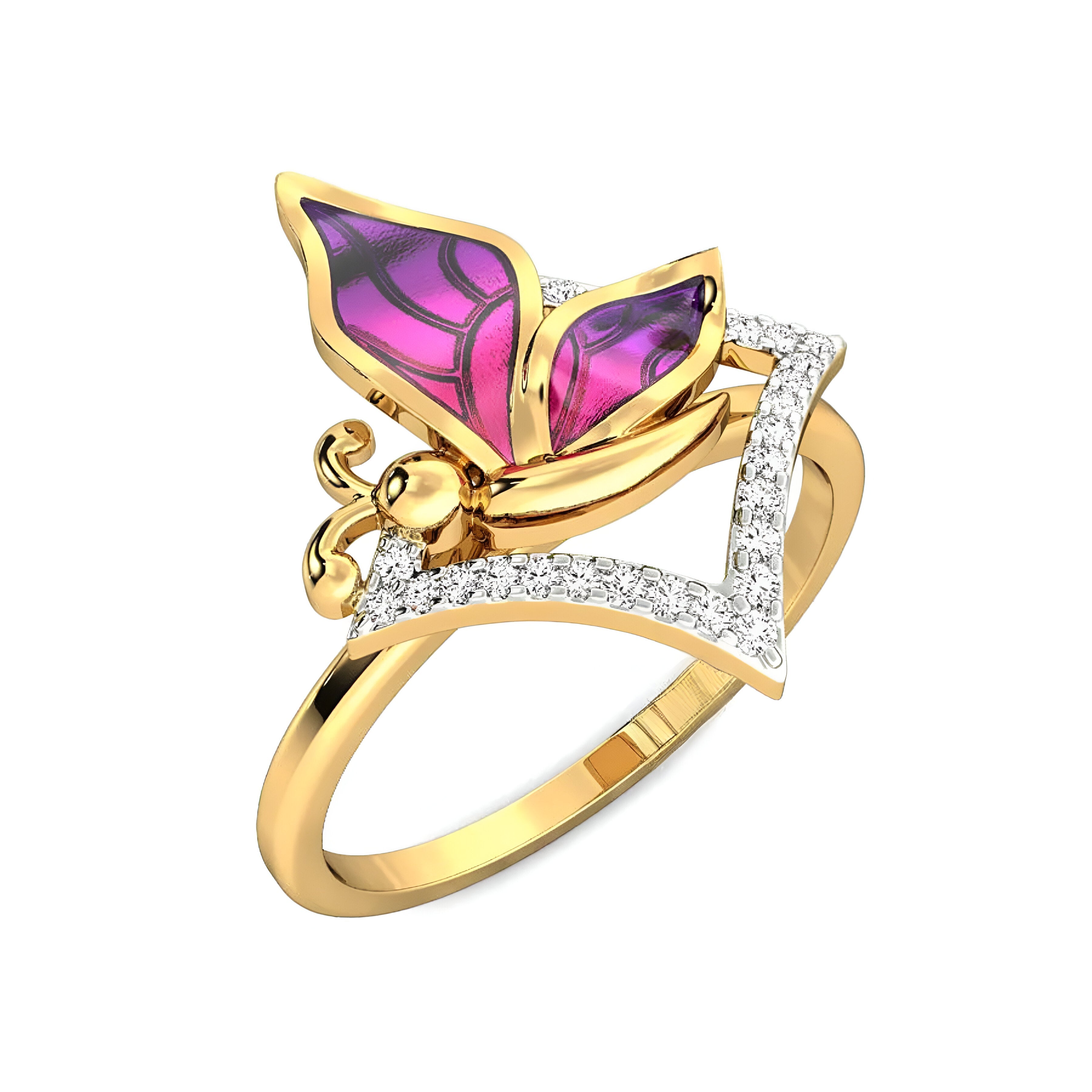 Kina Butterfly Diamond Ring