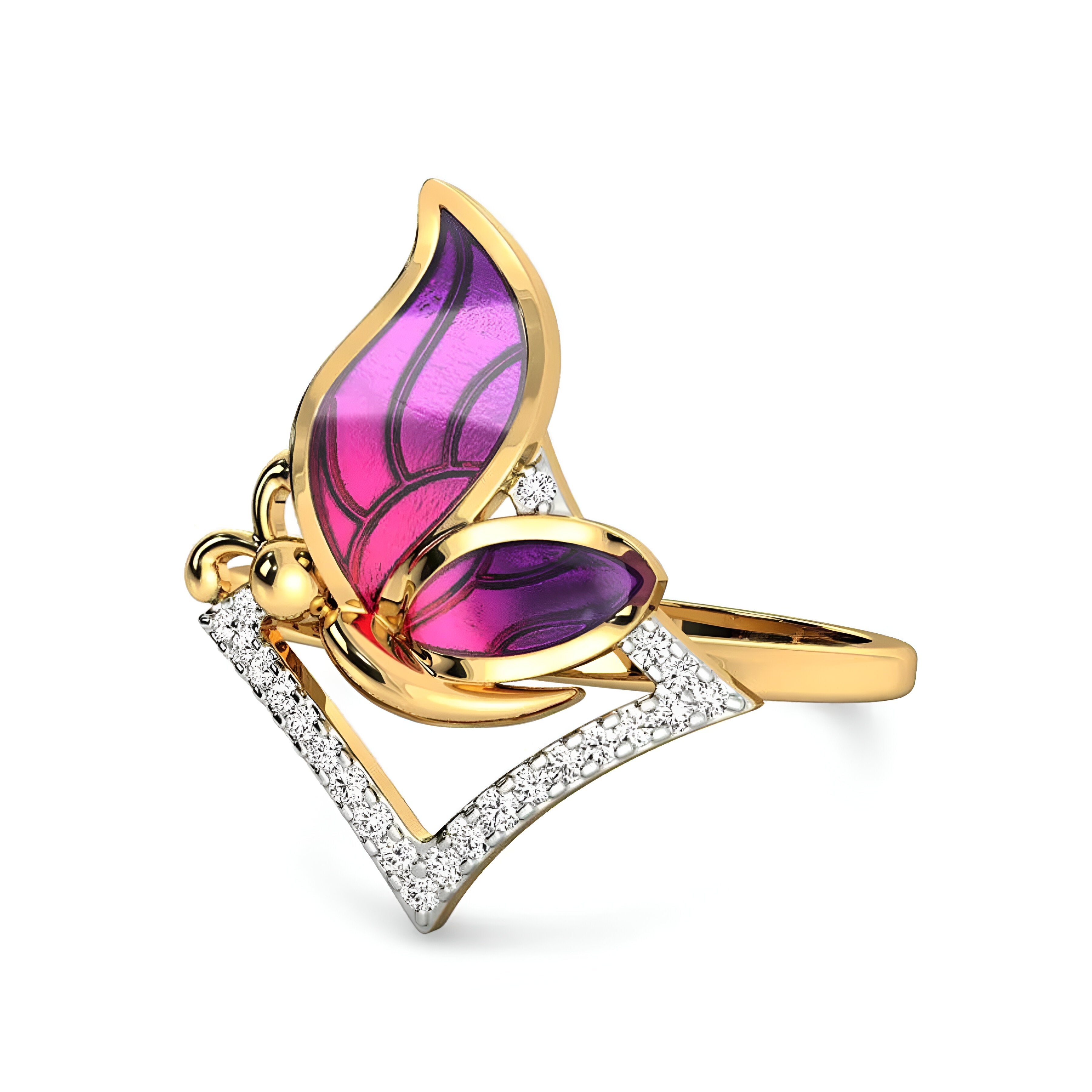 Kina Butterfly Diamond Ring