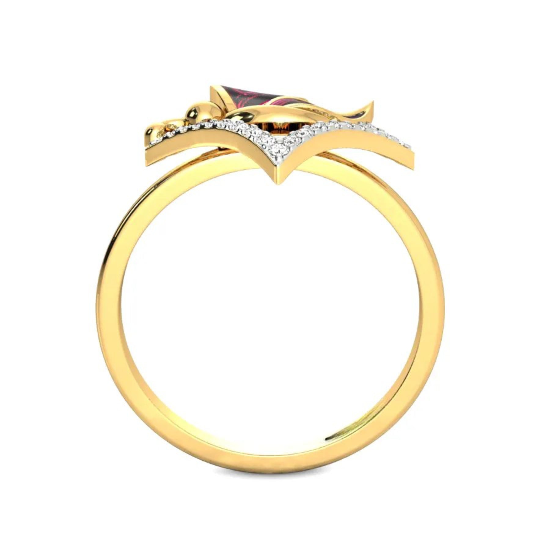 Kina Butterfly Diamond Ring