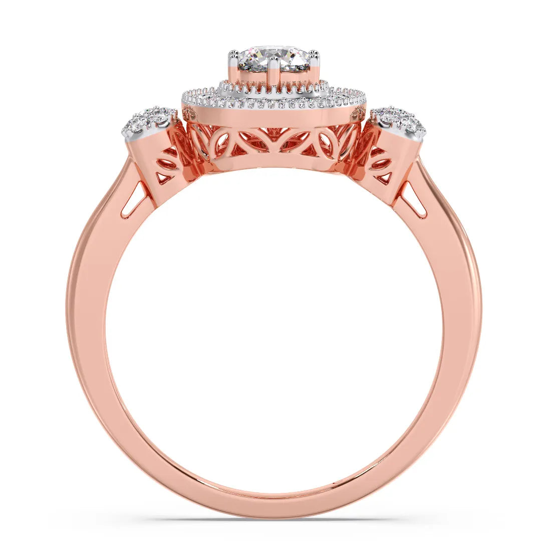 Rozetta Solitaire Diamond Ring