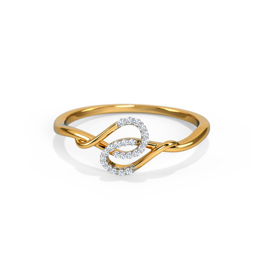 Cleora Knot Diamond Ring