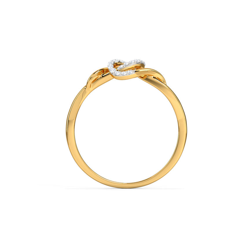 Cleora Knot Diamond Ring