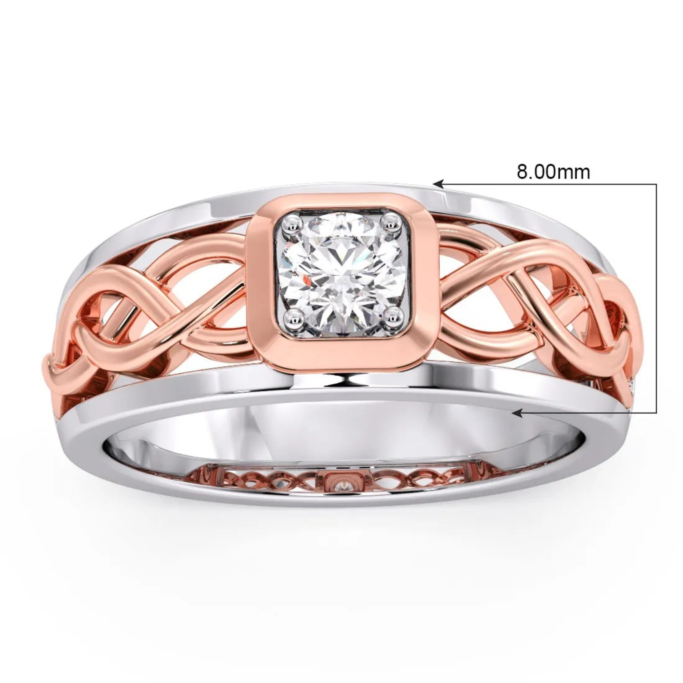 Ryan Diamond Wedding Ring For Him