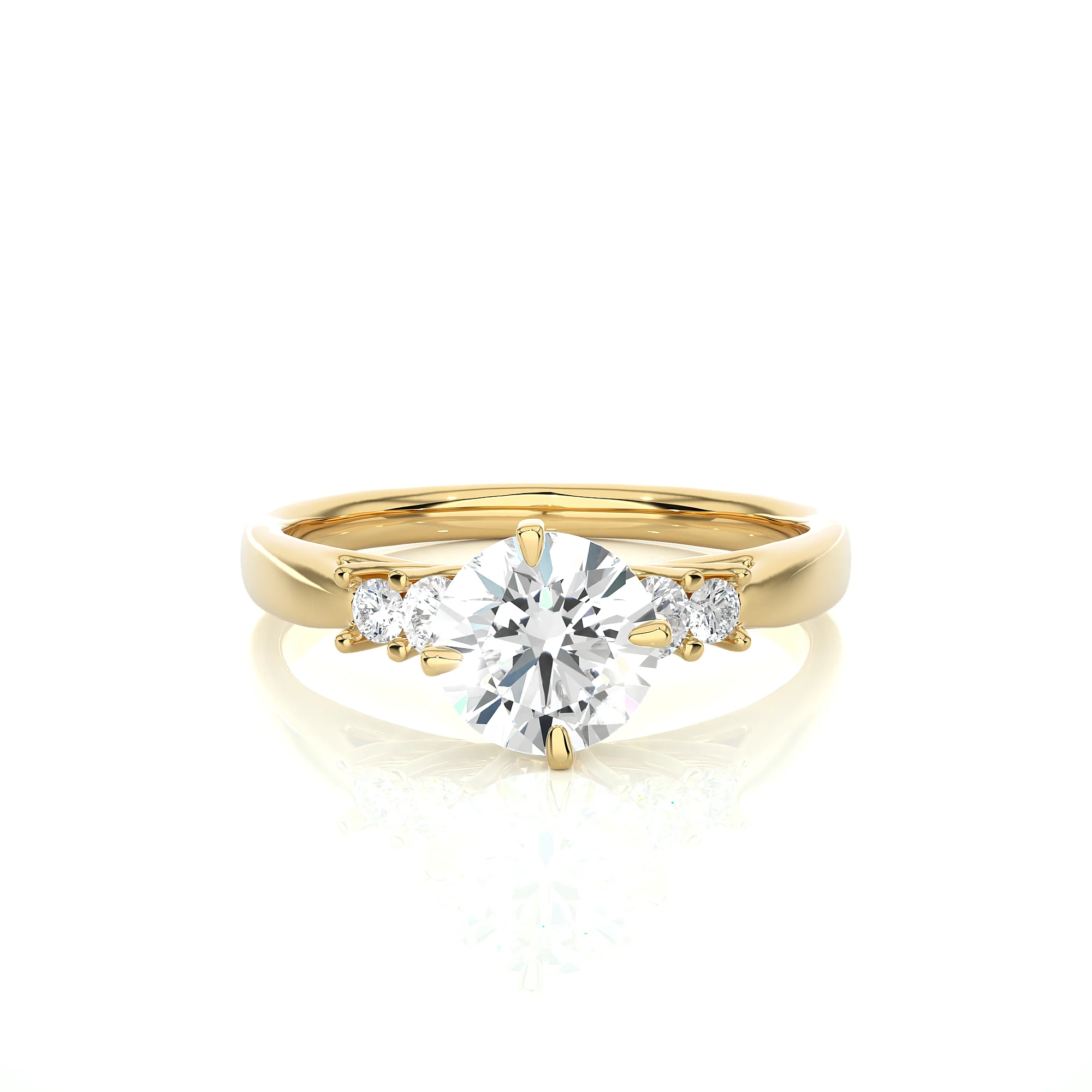 The Warrior Solitaire Ring