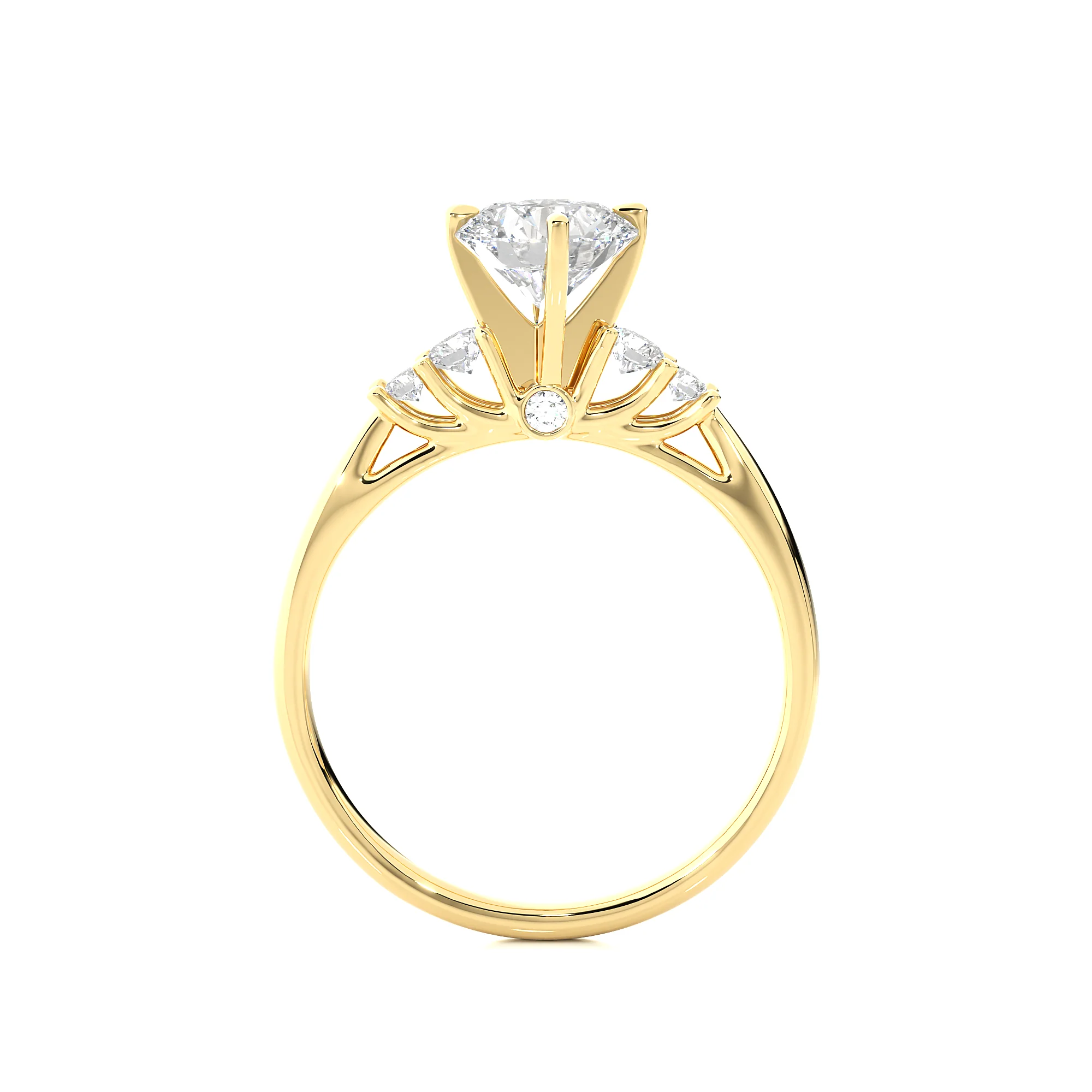 The Warrior Solitaire Ring