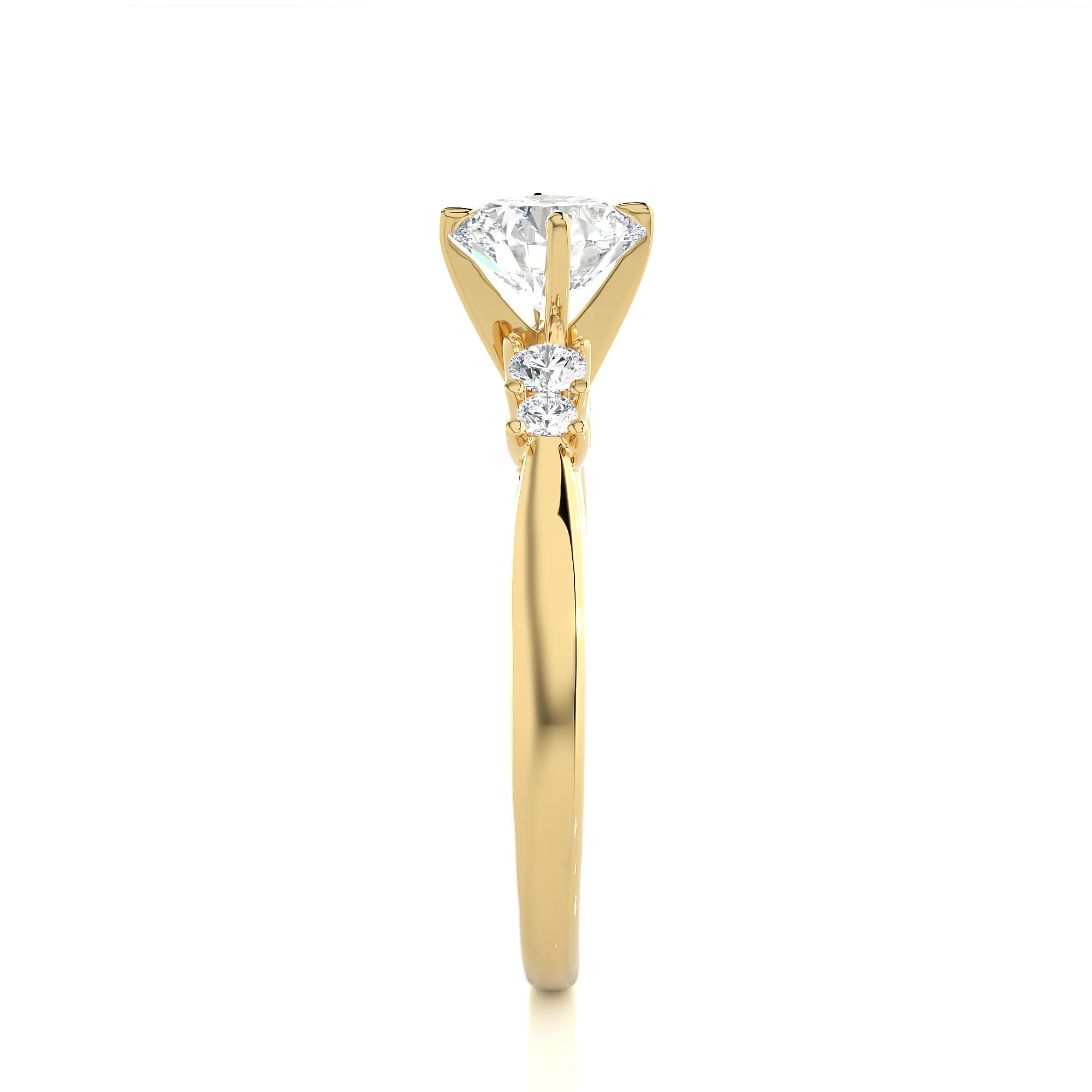 The Warrior Solitaire Ring