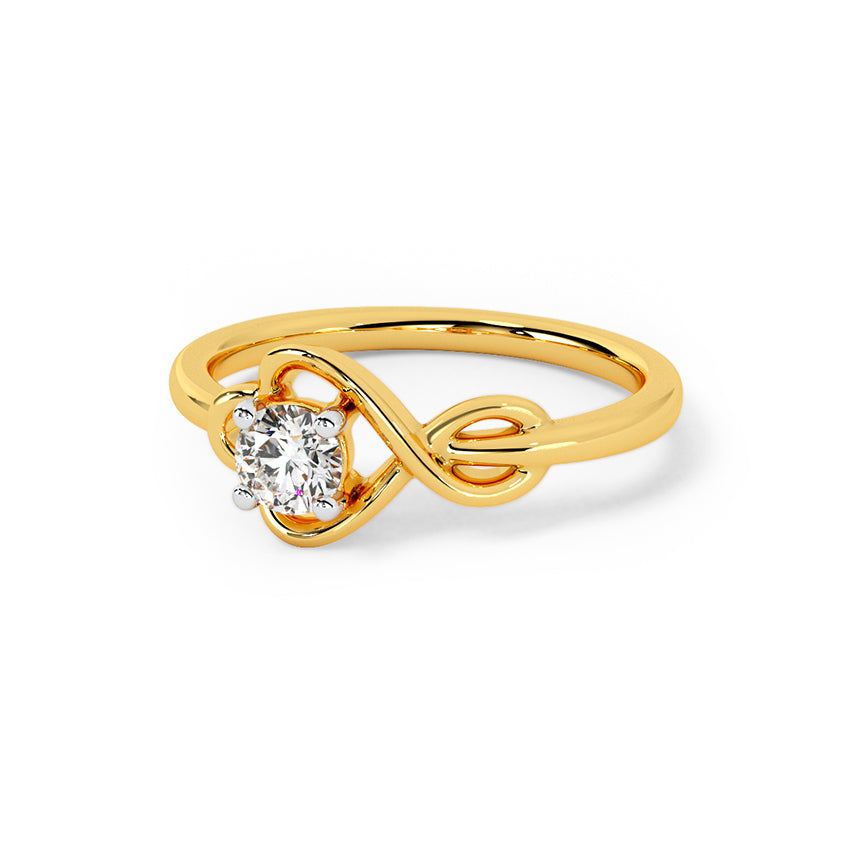 Glimmering Petals Diamond Ring