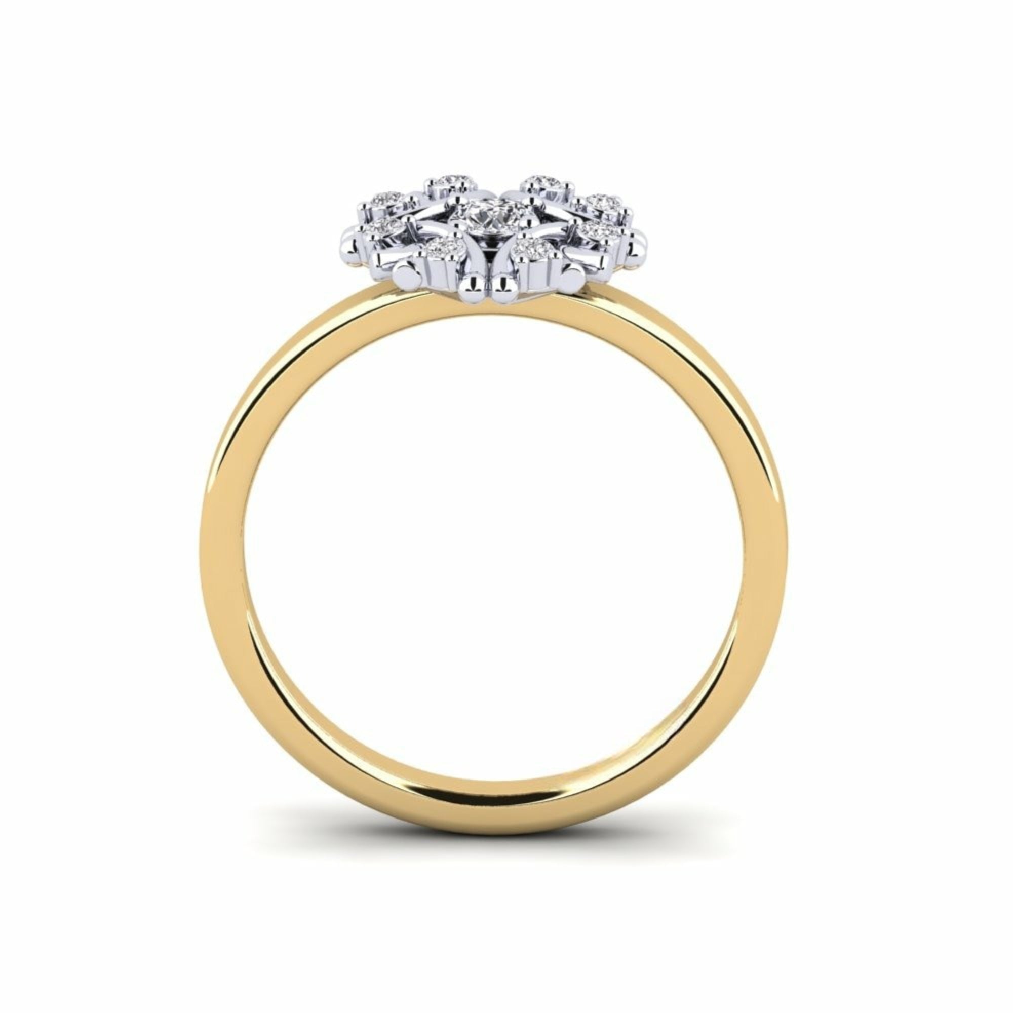 Ekrinol Flower Diamond Ring