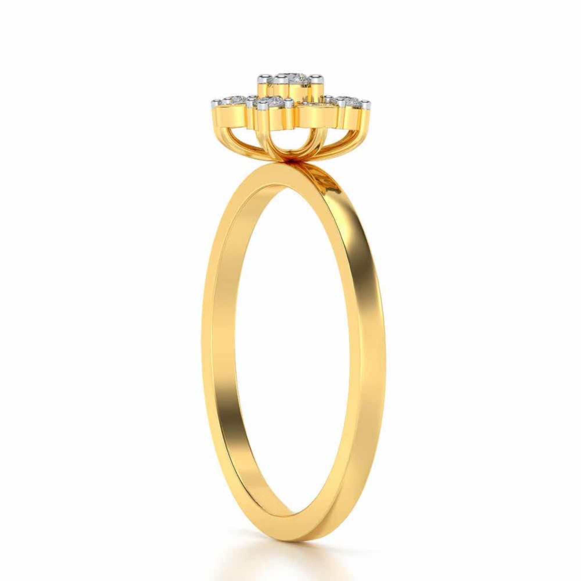 Amrita Floral Diamond Ring