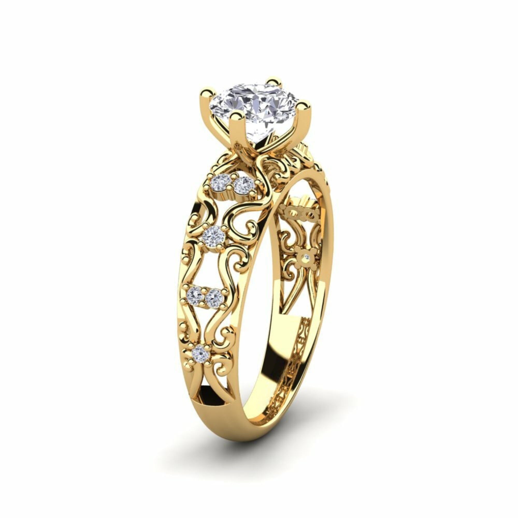 1.00 Carat Solitaire Engagement Ring