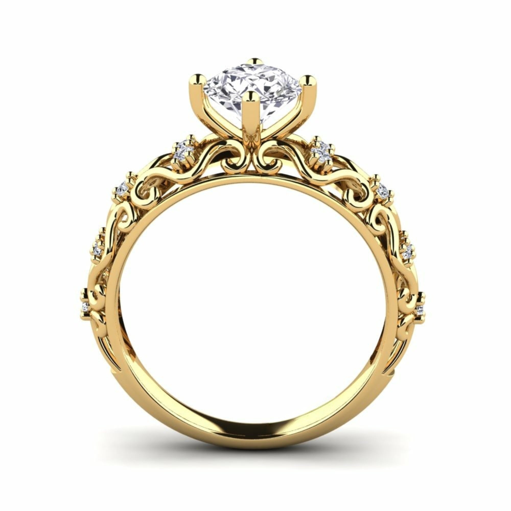 1.00 Carat Solitaire Engagement Ring