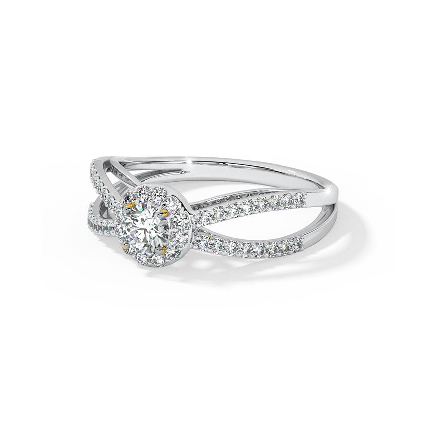 Lustre Solitaire Ring