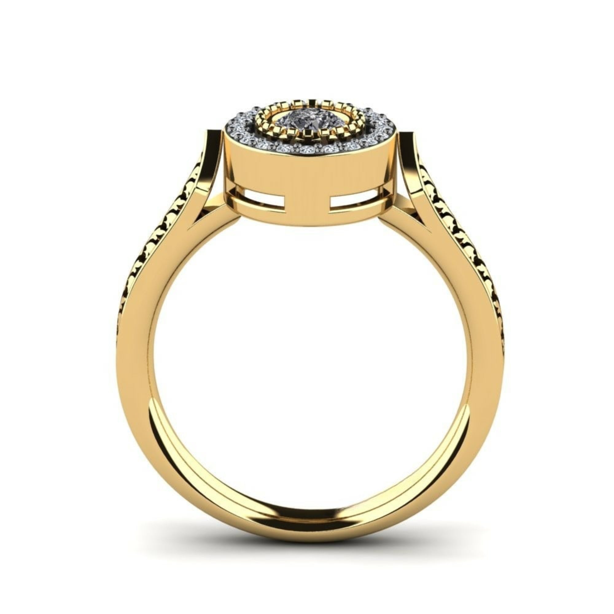 Roam Halo Engagement Ring