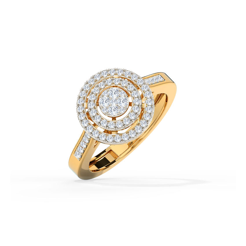 Duo Halostable Diamond Ring