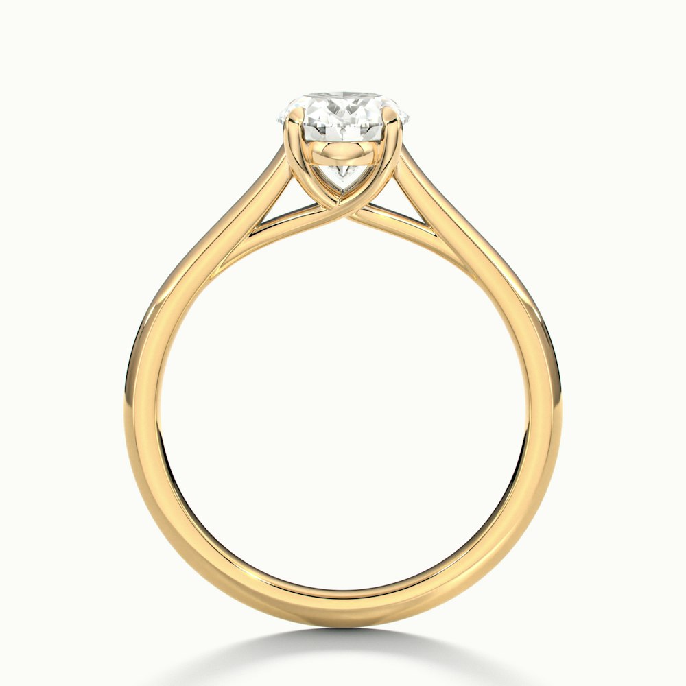 Oval Temple Engagement Ring (Oval)