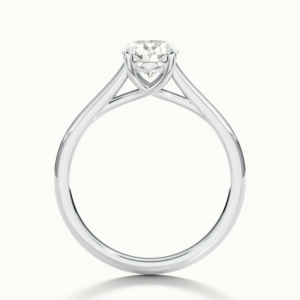 Oval Temple Engagement Ring (Oval)