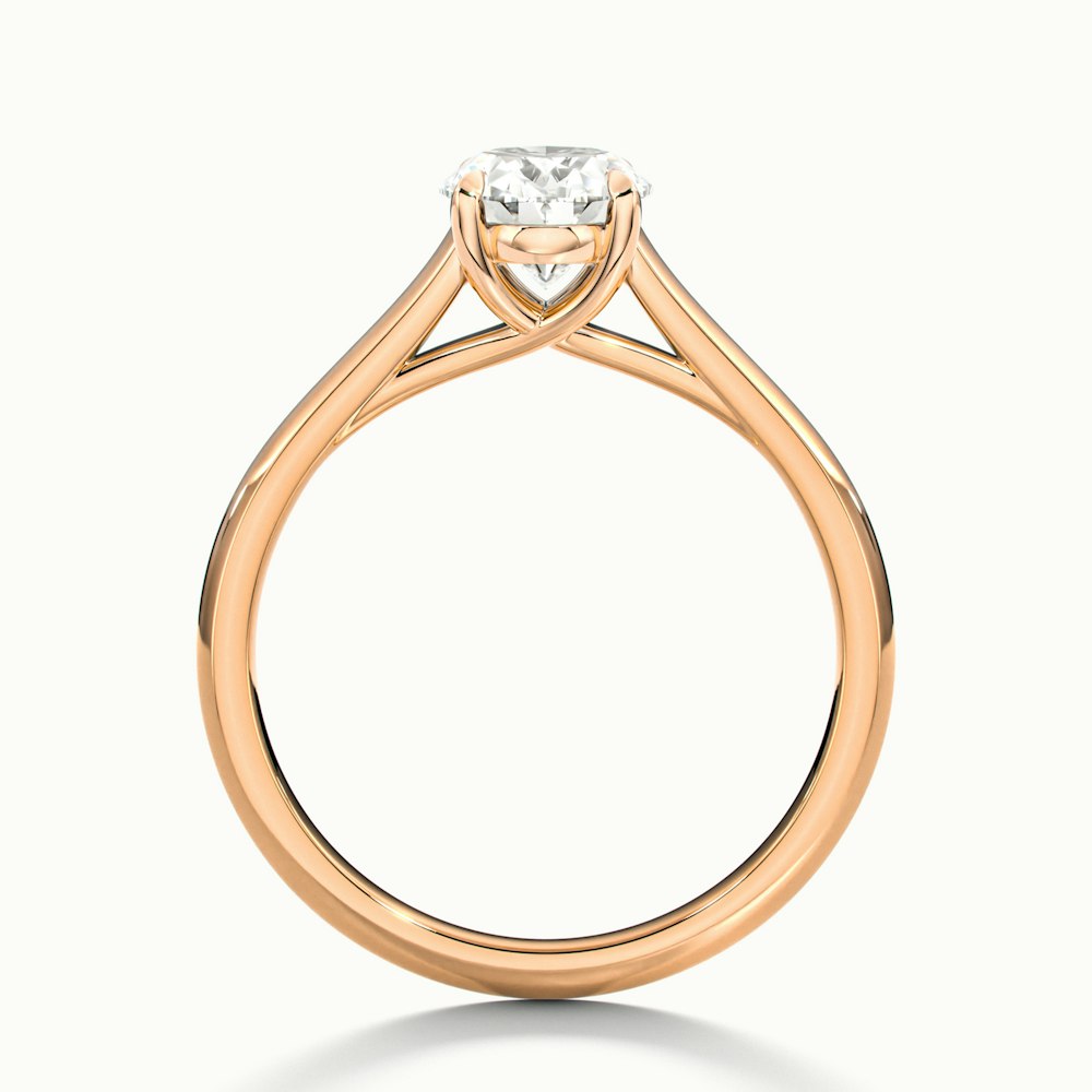 Oval Temple Engagement Ring (Oval)