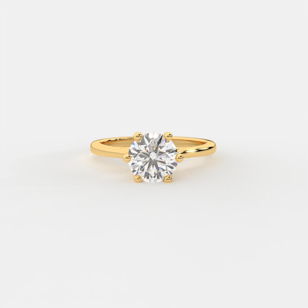 LOTUS DIAMOND RING