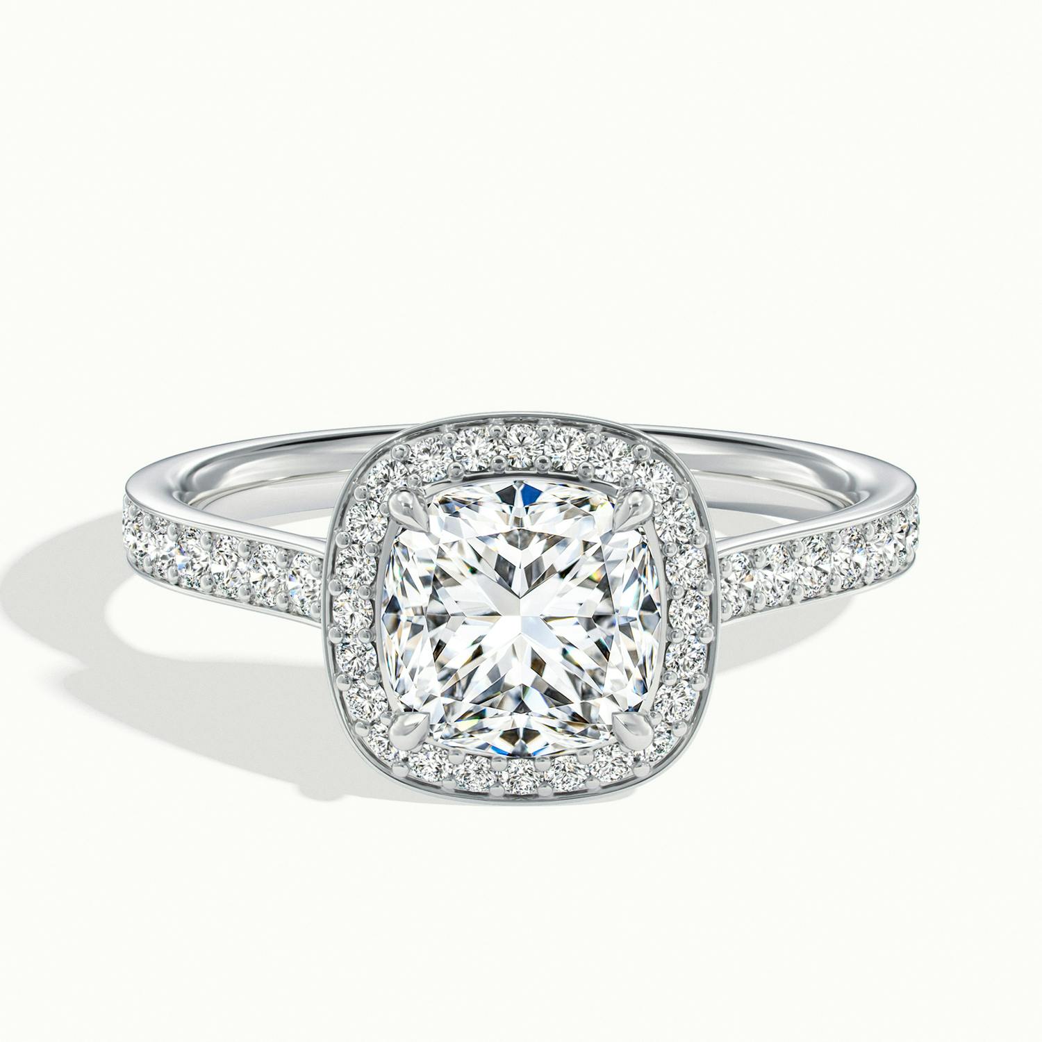 Cushion Classic Faye Halo Engagement Ring