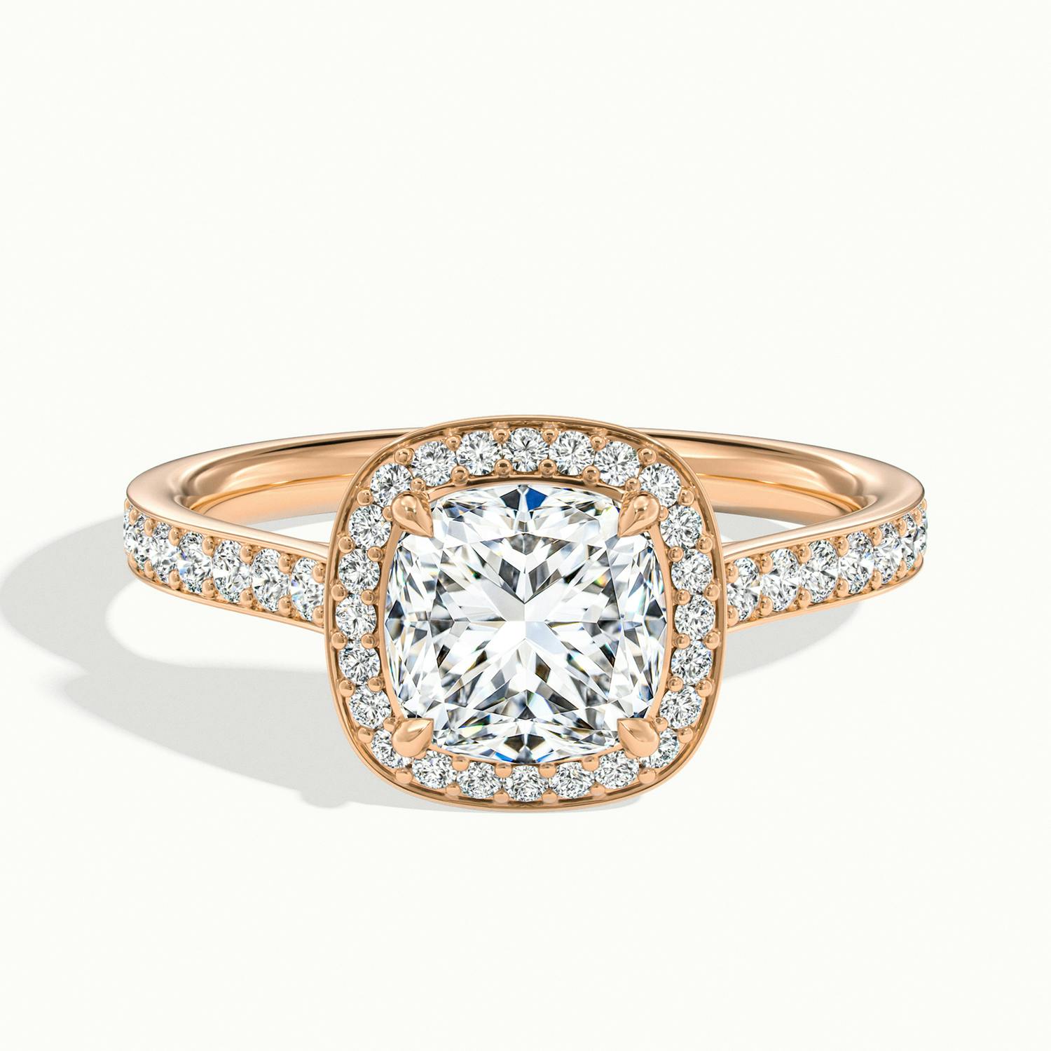 Cushion Classic Faye Halo Engagement Ring