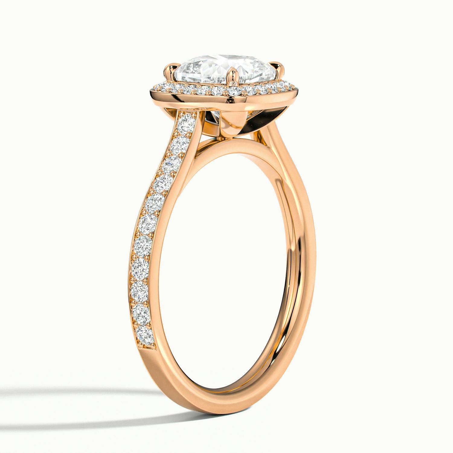 Cushion Classic Faye Halo Engagement Ring