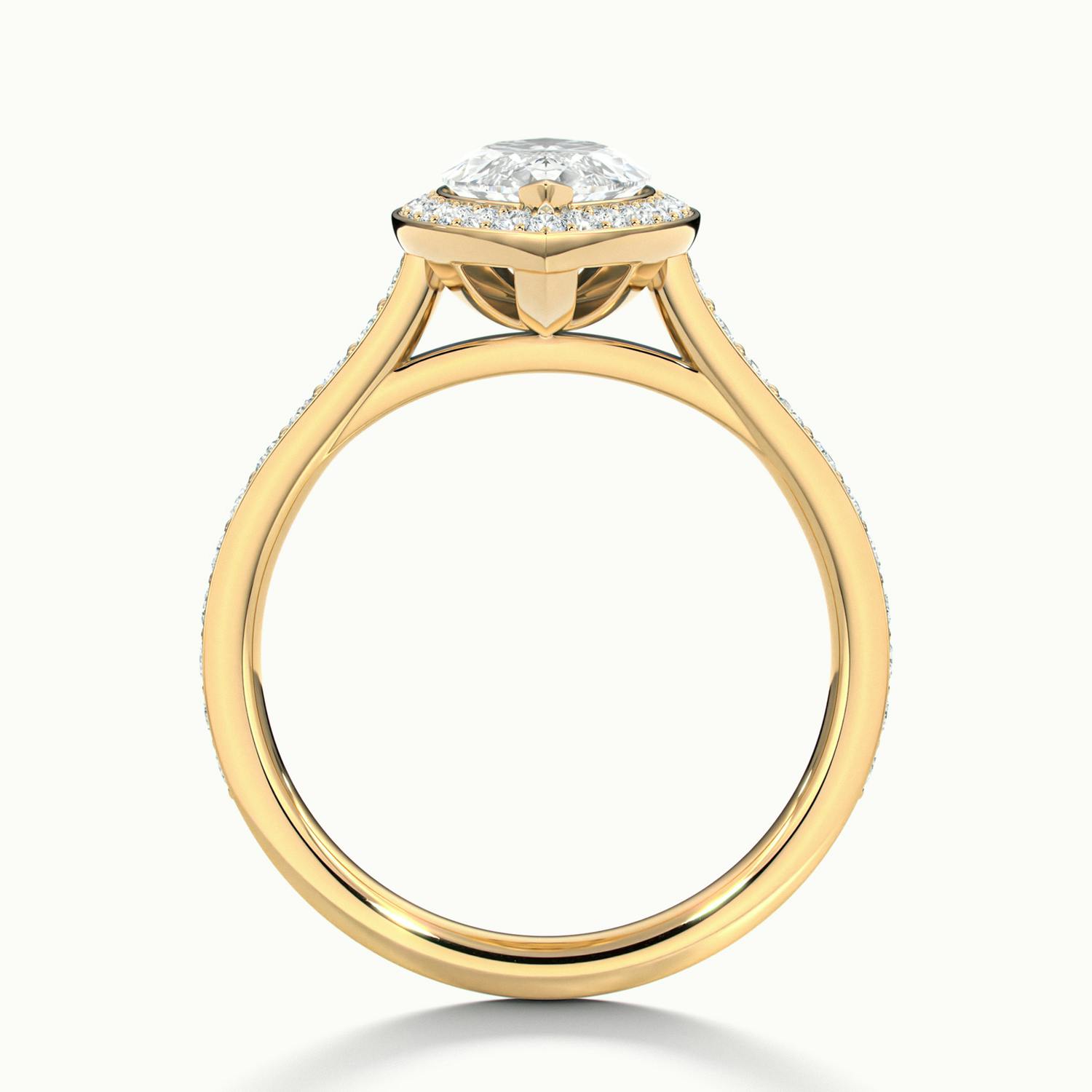 Marquise Classic Faye Halo Engagement Ring