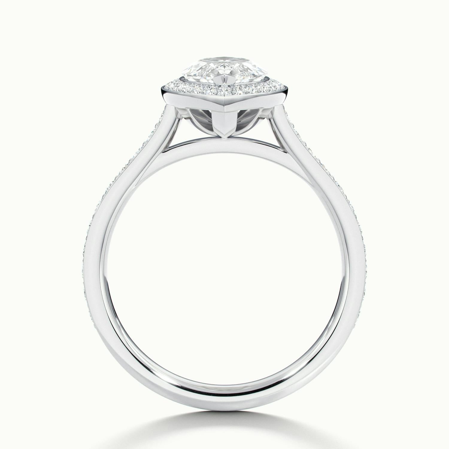 Marquise Classic Faye Halo Engagement Ring