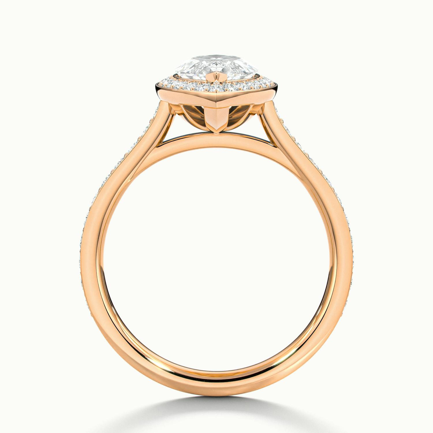 Marquise Classic Faye Halo Engagement Ring