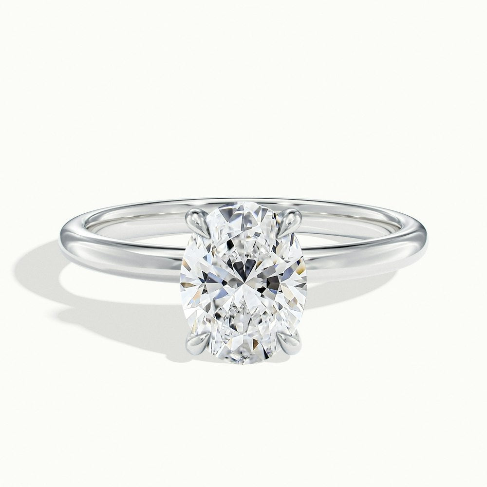 Oval Portman Plain Engagement Ring