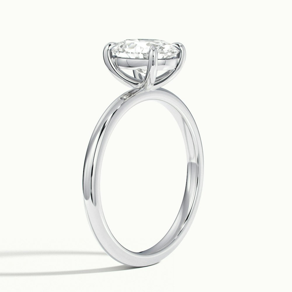 Oval Portman Plain Engagement Ring