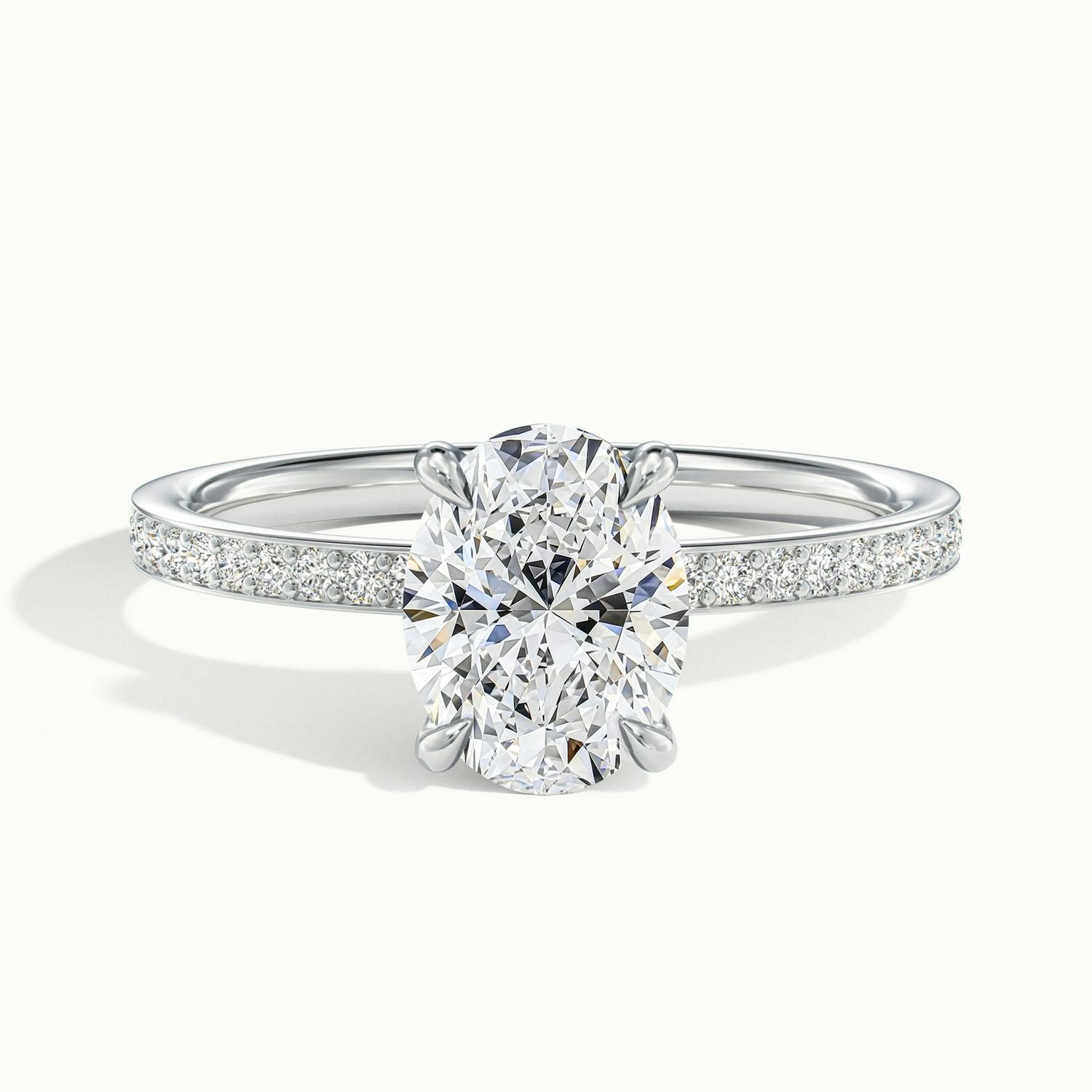 Oval Portman Pavé Engagement Ring.