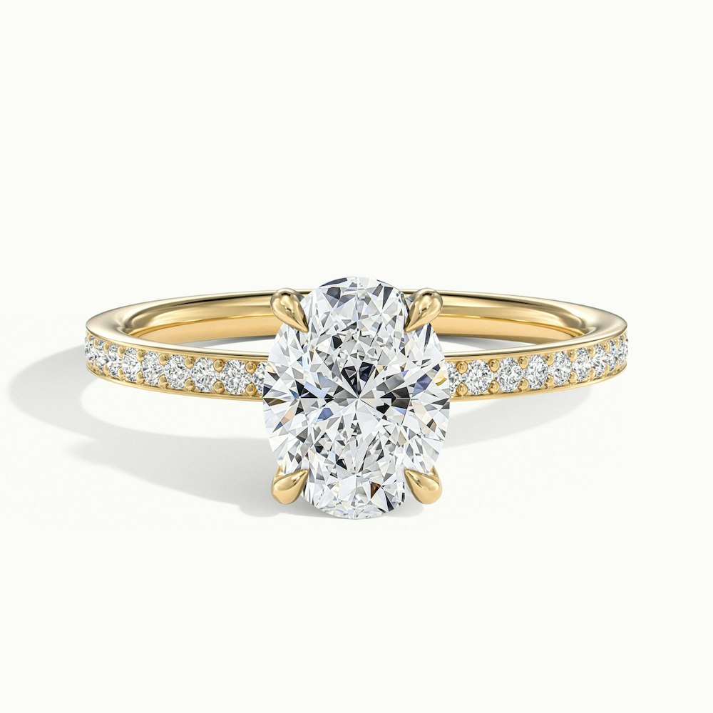 Oval Portman Pavé Engagement Ring.