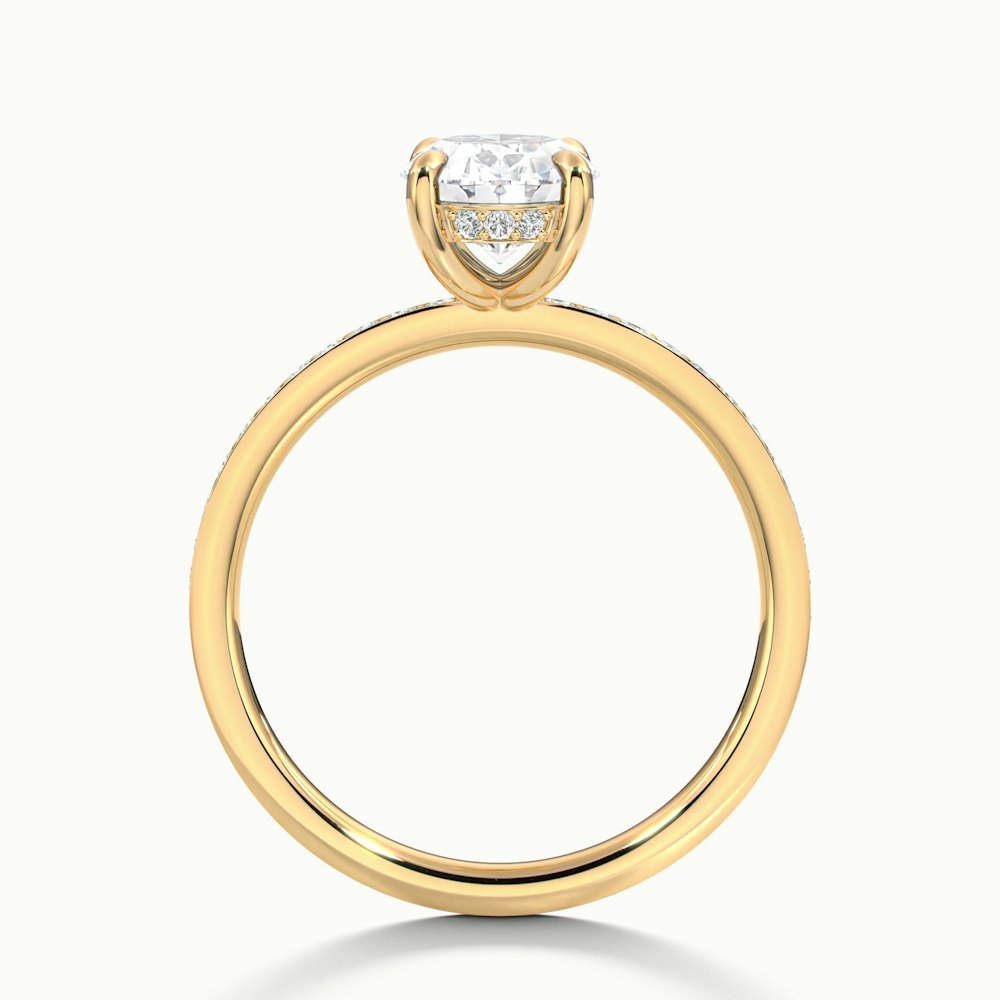 Oval Portman Pavé Engagement Ring.