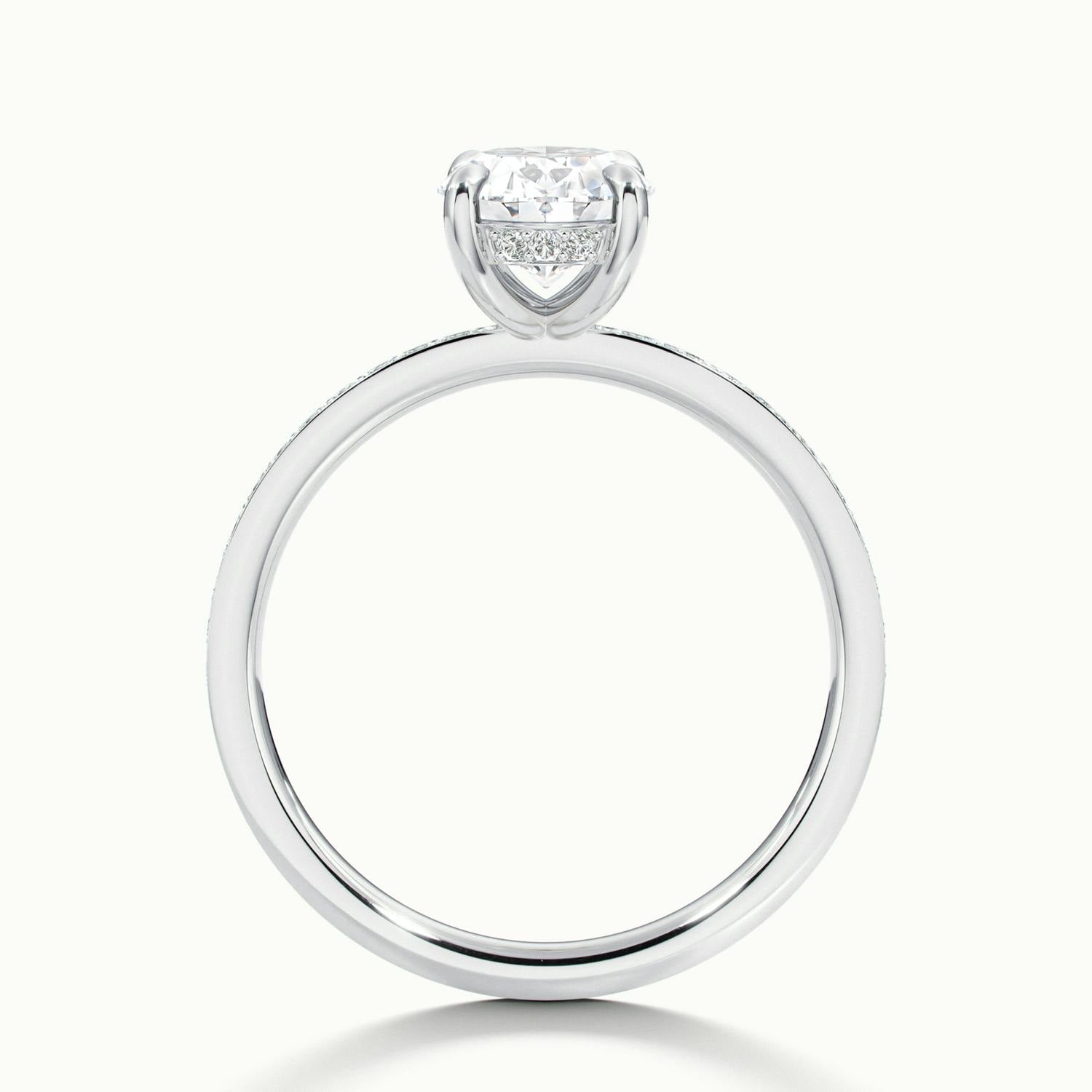 Oval Portman Pavé Engagement Ring.