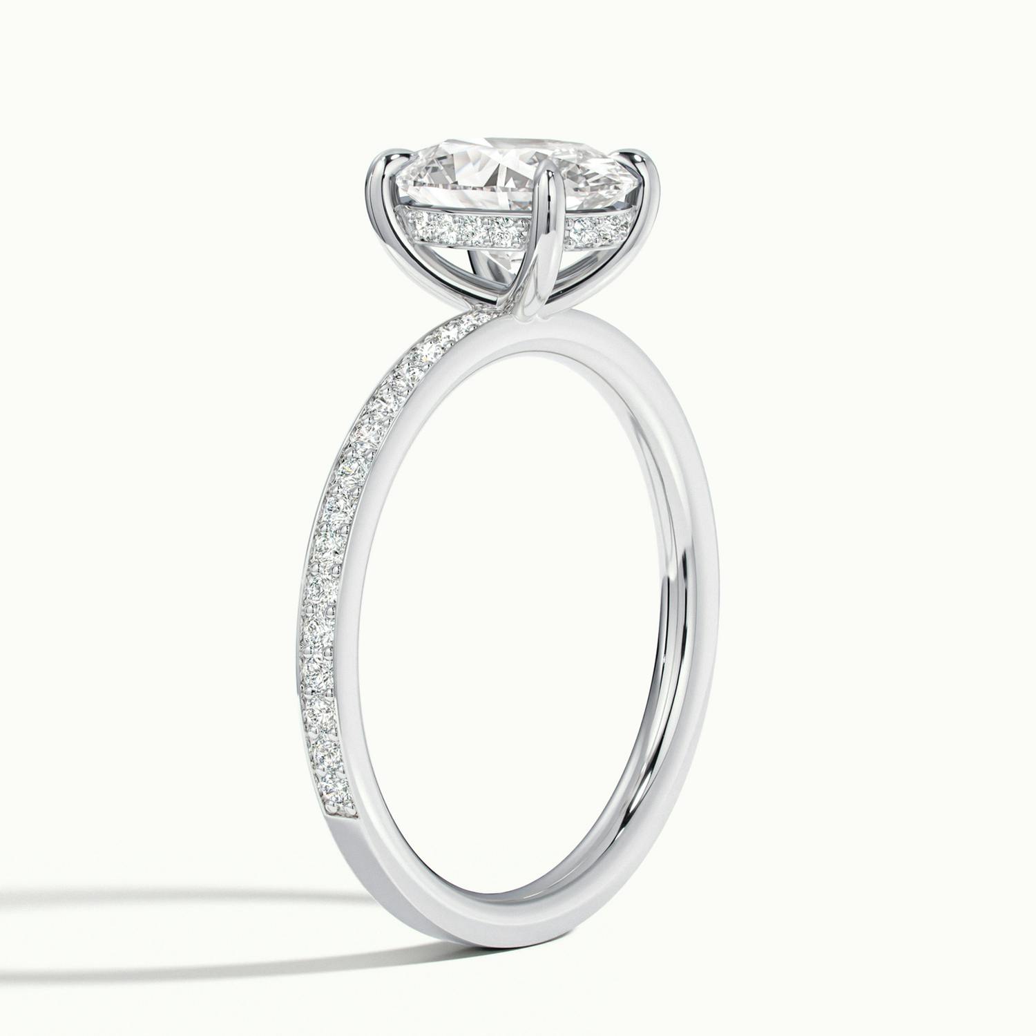 Oval Portman Pavé Engagement Ring.