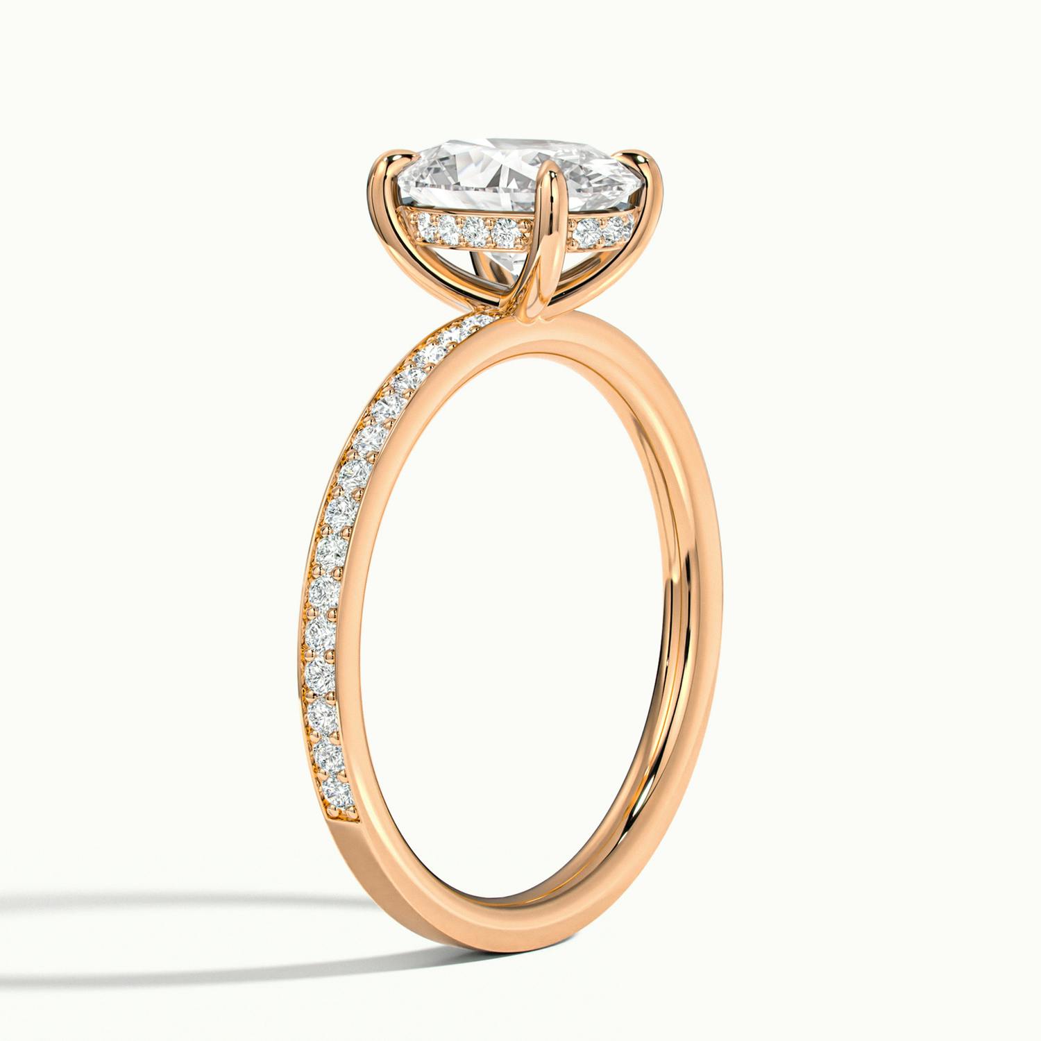 Oval Portman Pavé Engagement Ring.