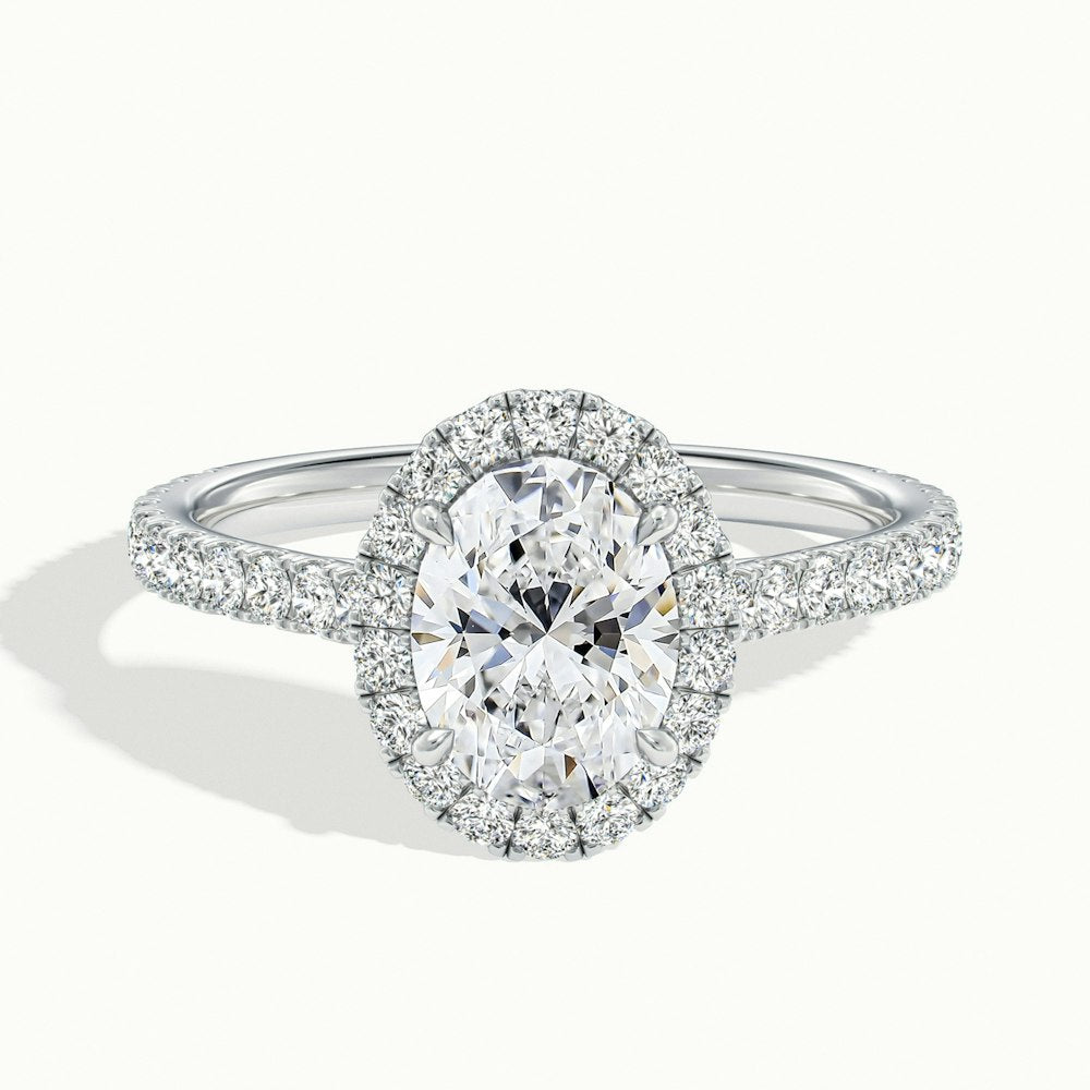 Oval Classic Oberon Engagement Ring.